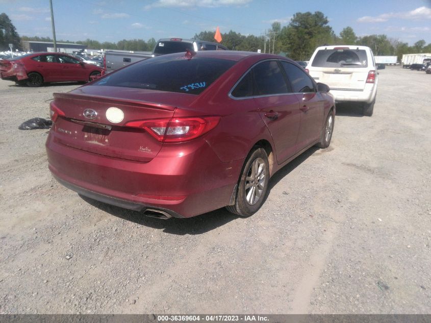 2015 HYUNDAI SONATA 2.4L SE - 5NPE24AF1FH174715