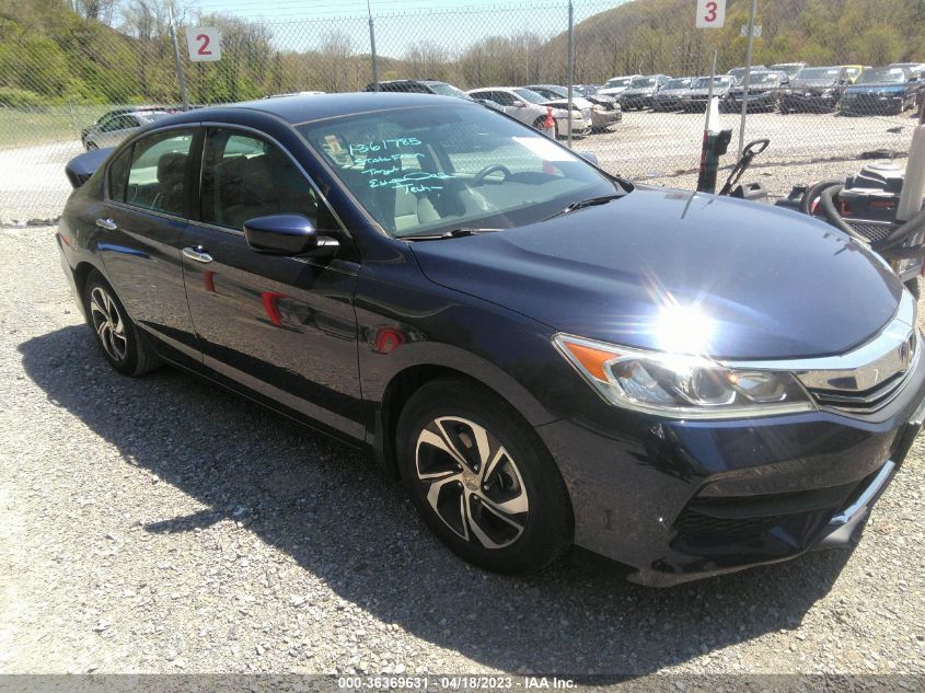 2016 HONDA ACCORD SEDAN LX - 1HGCR2F33GA124088