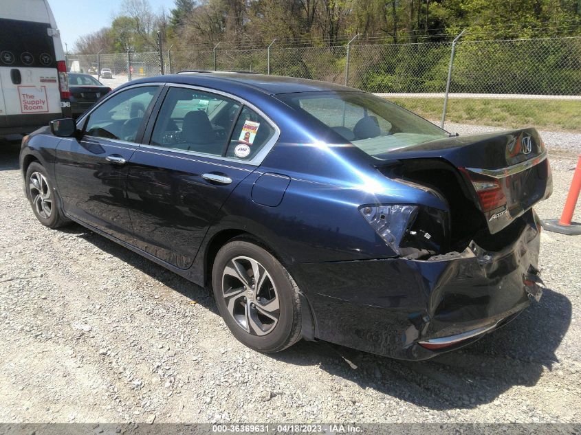 2016 HONDA ACCORD SEDAN LX - 1HGCR2F33GA124088