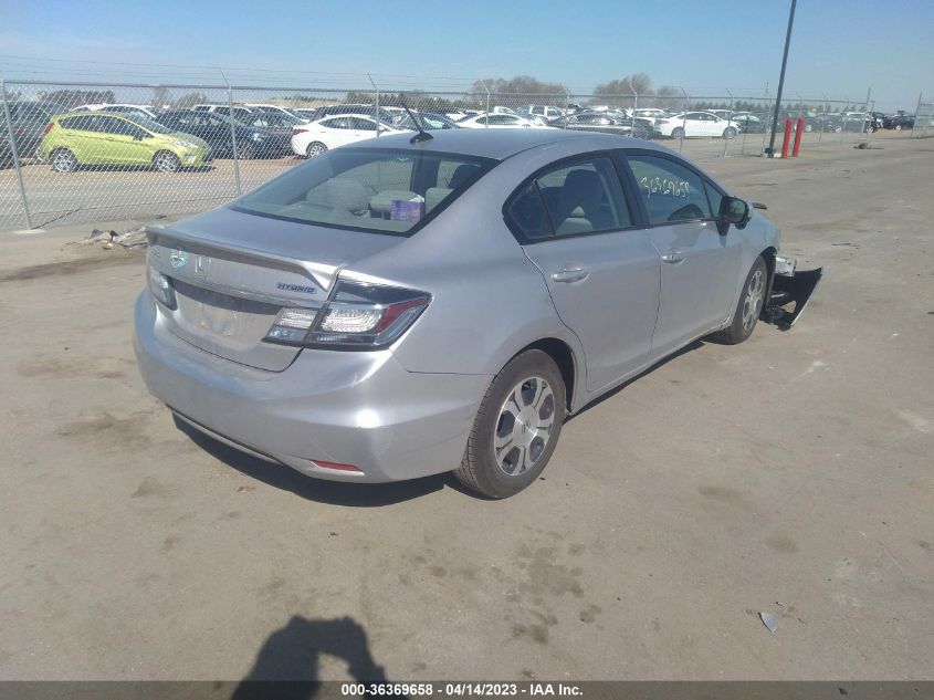 2015 HONDA CIVIC HYBRID 19XFB4F20FE000293