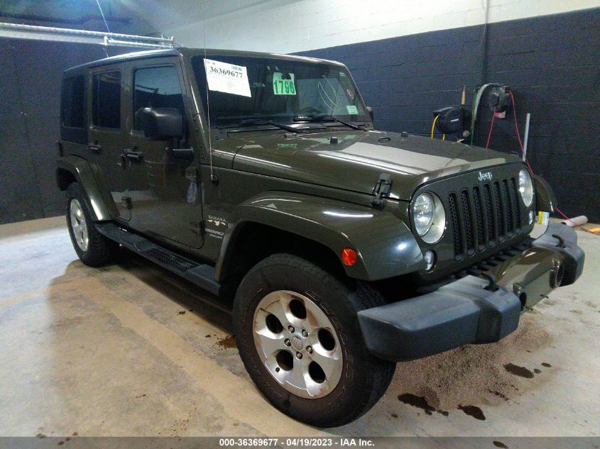 2016 JEEP WRANGLER UNLIMITED SAHARA - 1C4HJWEG4GL165115