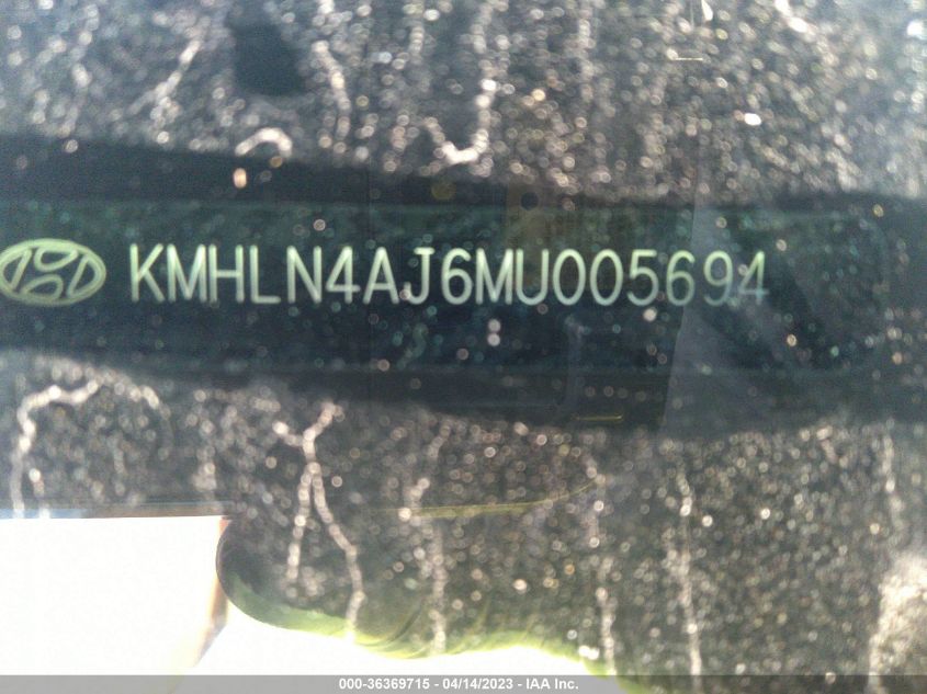 2021 HYUNDAI ELANTRA HYBRID LIMITED KMHLN4AJ6MU005694