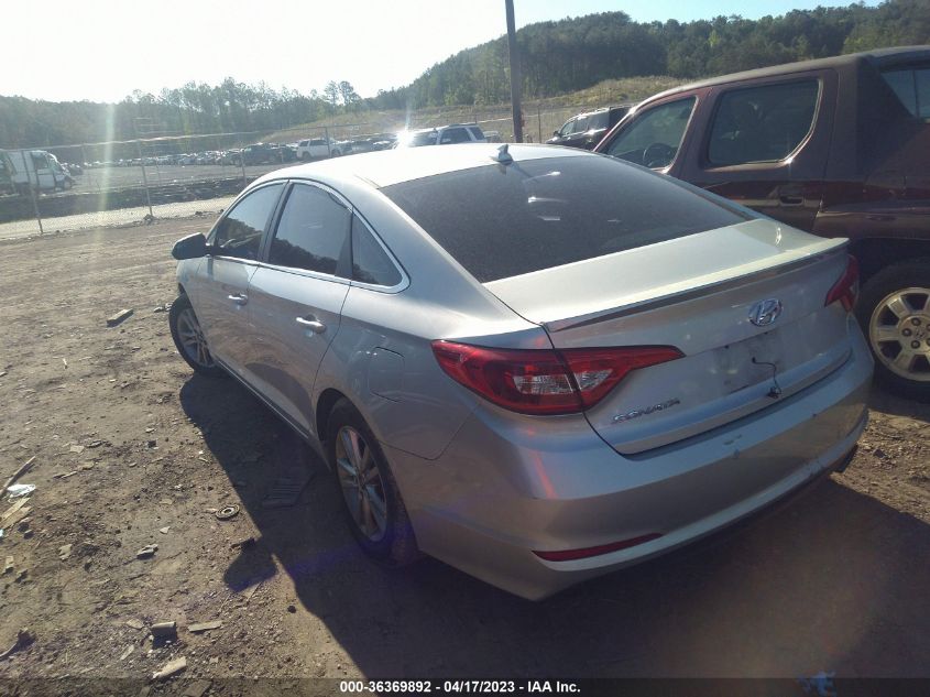 2017 HYUNDAI SONATA 2.4L - 5NPE24AF5HH563294