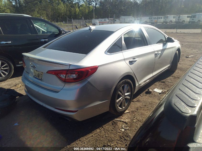 2017 HYUNDAI SONATA 2.4L - 5NPE24AF5HH563294