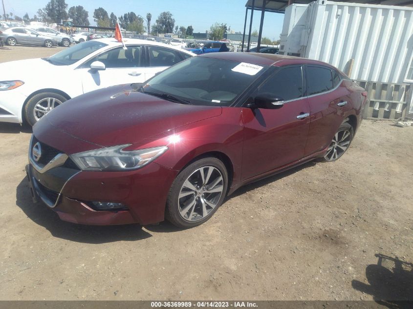 2018 NISSAN MAXIMA SV - 1N4AA6AP5JC400951