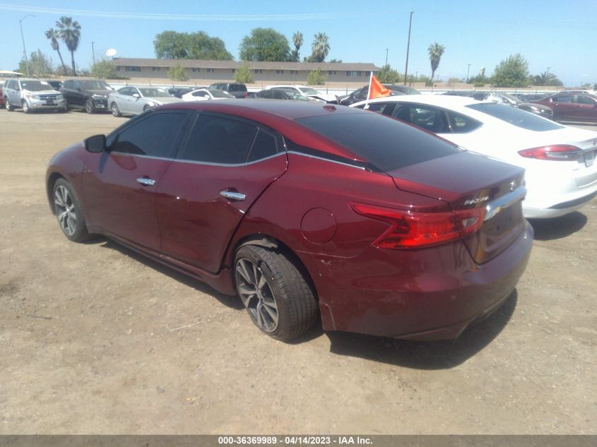 2018 NISSAN MAXIMA SV - 1N4AA6AP5JC400951