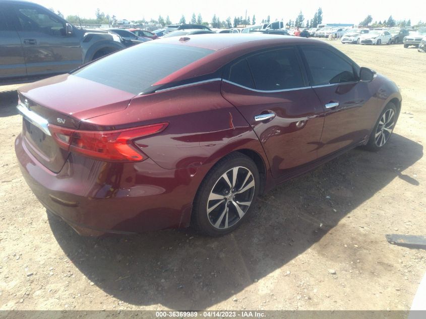 2018 NISSAN MAXIMA SV - 1N4AA6AP5JC400951