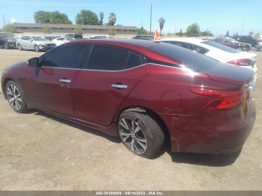 2018 NISSAN MAXIMA SV - 1N4AA6AP5JC400951