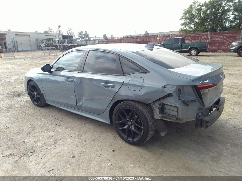 2022 HONDA CIVIC SEDAN SPORT - 2HGFE2F54NH576639