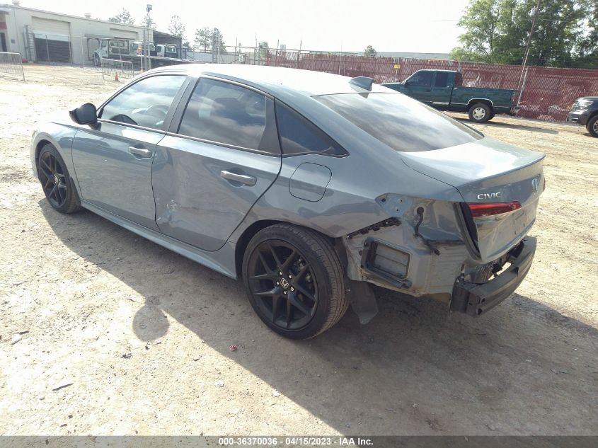 2022 HONDA CIVIC SEDAN SPORT - 2HGFE2F54NH576639