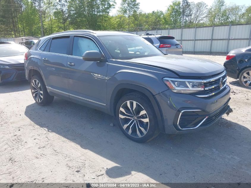 1V2CE2CAXMC224796 VOLKSWAGEN ATLAS CROSS SPORT 3.6L V6 SEL R-LINE 2021