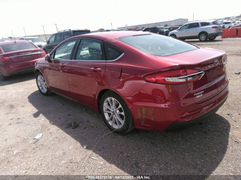 2019 FORD FUSION SE - 3FA6P0HD4KR171999