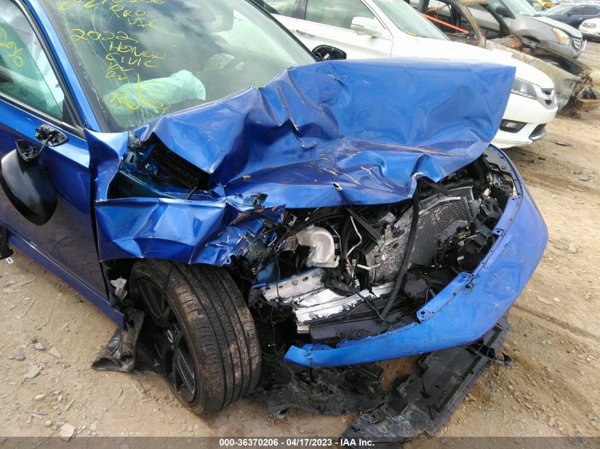 2022 HONDA CIVIC SI 2HGFE1E5XNH474242