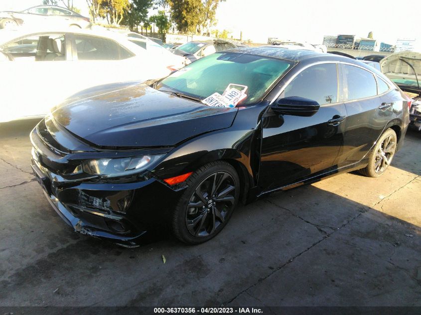 2020 HONDA CIVIC SEDAN SPORT - 2HGFC2F87LH501785
