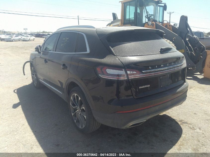 2022 LINCOLN NAUTILUS RESERVE - 2LMPJ6K90NBL22461