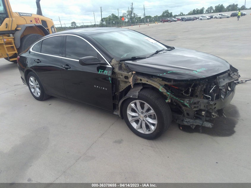 VIN 1G1ZD5ST0MF077480 2021 CHEVROLET MALIBU LT