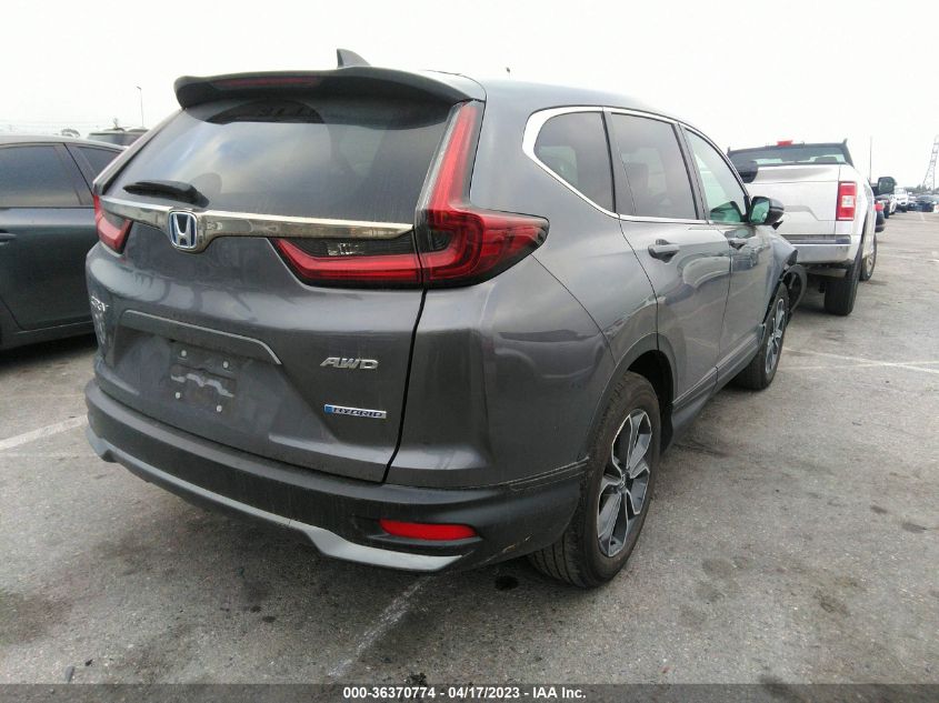 2022 HONDA CR-V HYBRID EX-L 5J6RT6H85NL043180