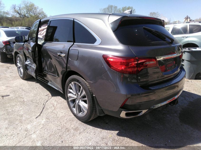 2017 ACURA MDX W/TECHNOLOGY PKG - 5FRYD4H55HB034316
