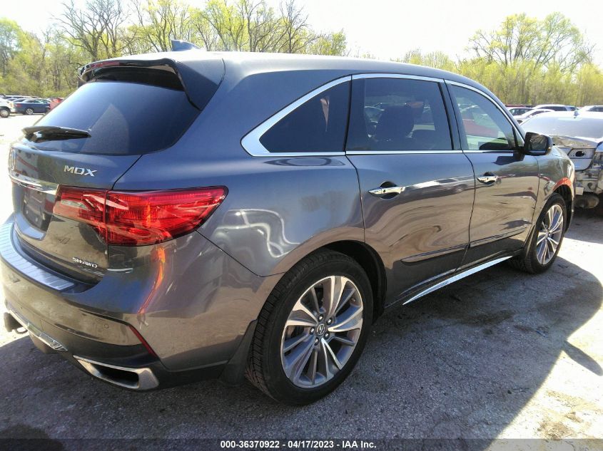 2017 ACURA MDX W/TECHNOLOGY PKG - 5FRYD4H55HB034316