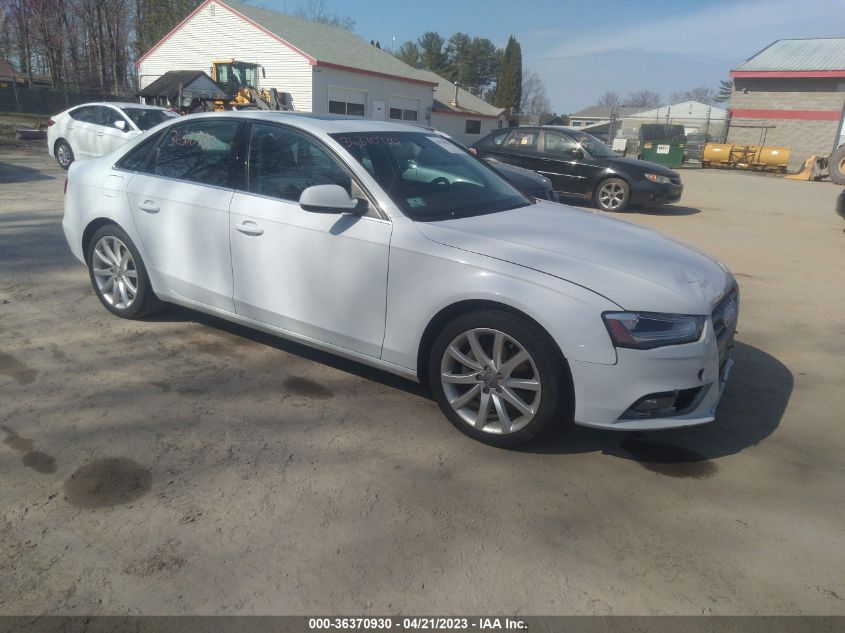 2013 AUDI A4 PREMIUM PLUS - WAUHFAFL3DN014571