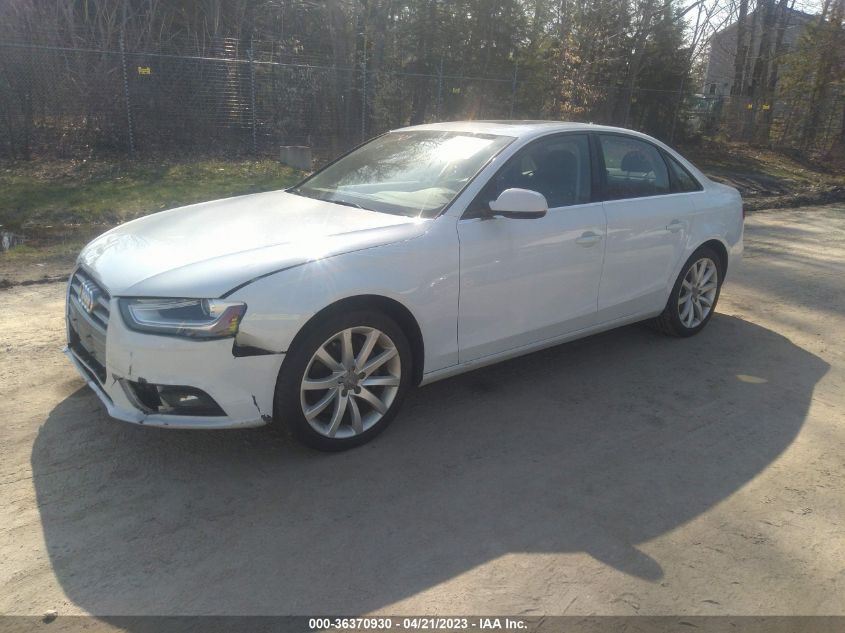 2013 AUDI A4 PREMIUM PLUS - WAUHFAFL3DN014571
