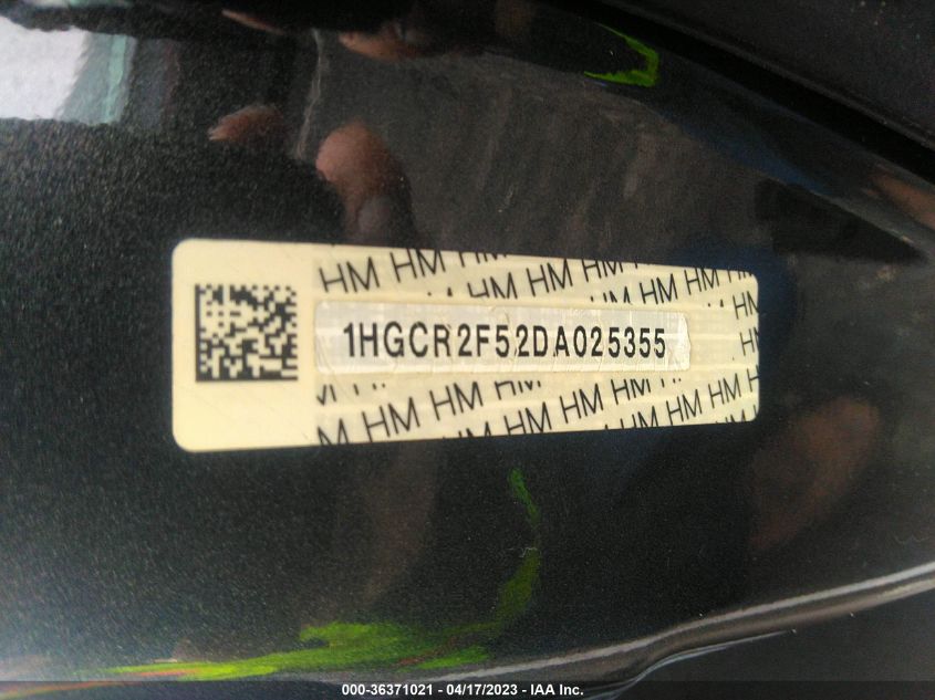 2013 HONDA ACCORD SDN SPORT - 1HGCR2F52DA025355