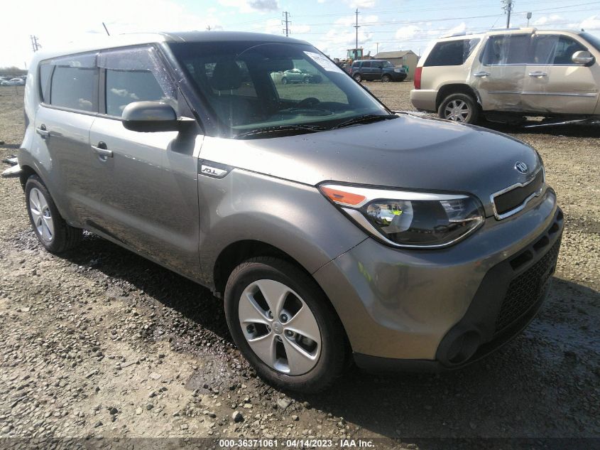 2016 KIA SOUL BASE - KNDJN2A29G7387487