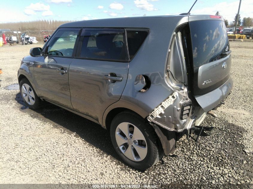 2016 KIA SOUL BASE - KNDJN2A29G7387487