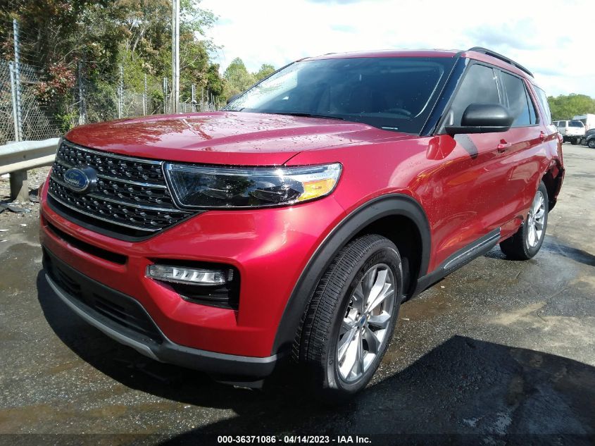 2022 FORD EXPLORER XLT - 1FMSK8DH9NGA96397