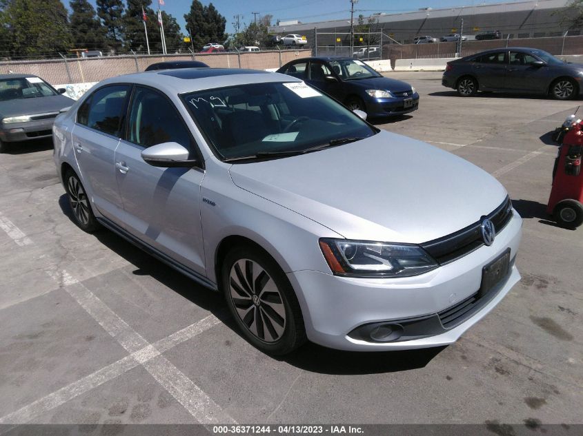 2013 VOLKSWAGEN JETTA SEDAN HYBRID - 3VW637AJ7DM275690