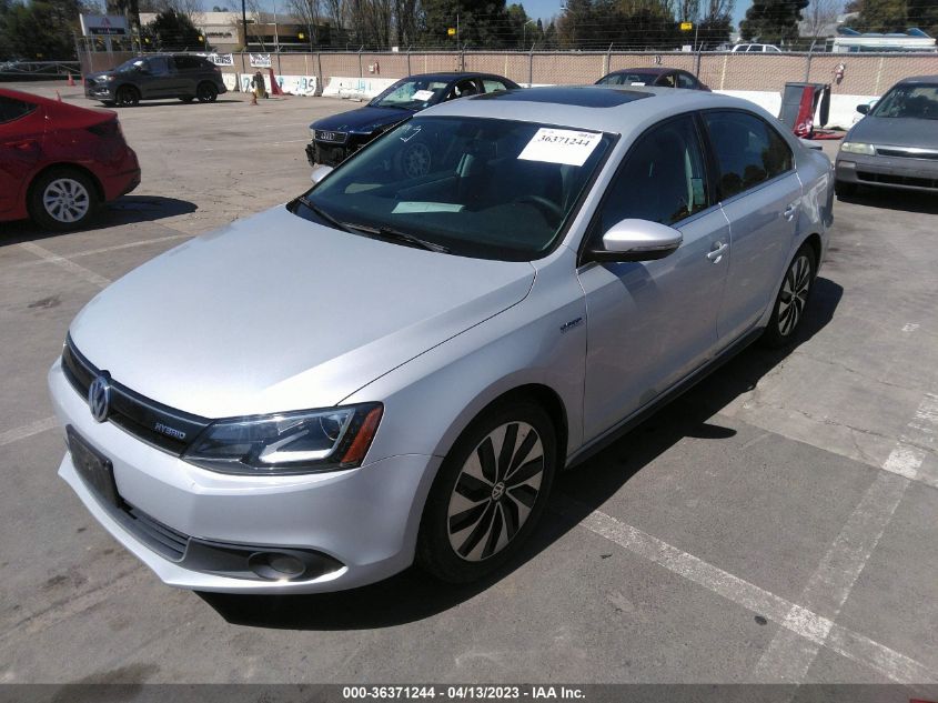 2013 VOLKSWAGEN JETTA SEDAN HYBRID - 3VW637AJ7DM275690