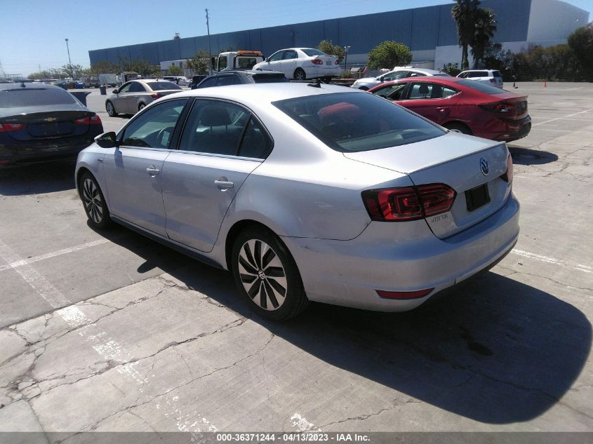 2013 VOLKSWAGEN JETTA SEDAN HYBRID - 3VW637AJ7DM275690