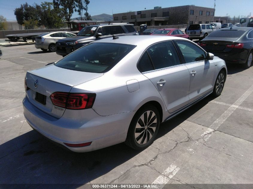 2013 VOLKSWAGEN JETTA SEDAN HYBRID - 3VW637AJ7DM275690