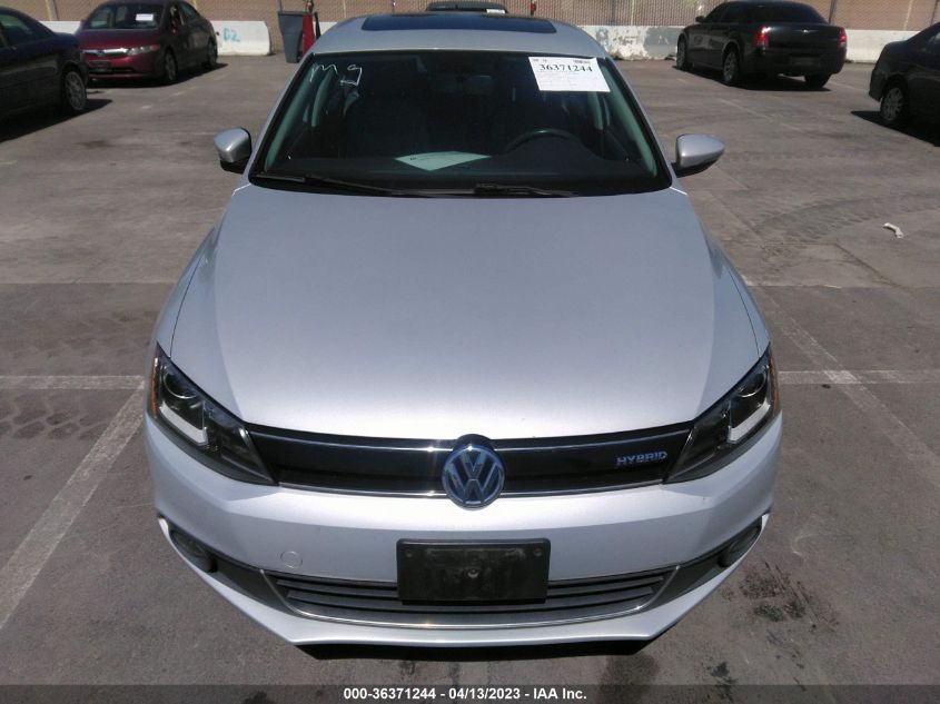 2013 VOLKSWAGEN JETTA SEDAN HYBRID - 3VW637AJ7DM275690