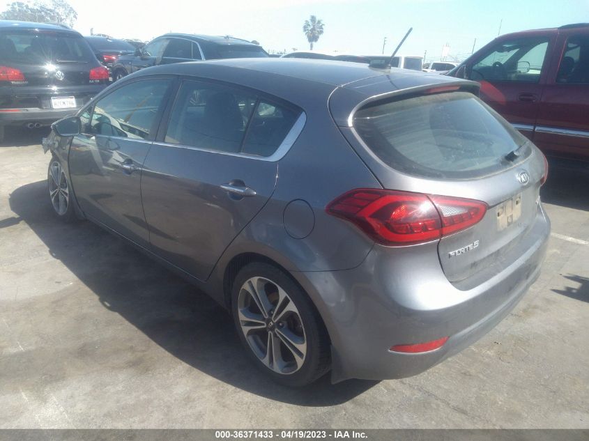 2016 KIA FORTE 5-DOOR EX - KNAFX5A8XG5600526