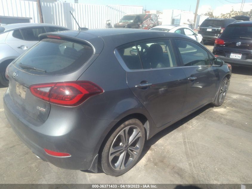 2016 KIA FORTE 5-DOOR EX - KNAFX5A8XG5600526