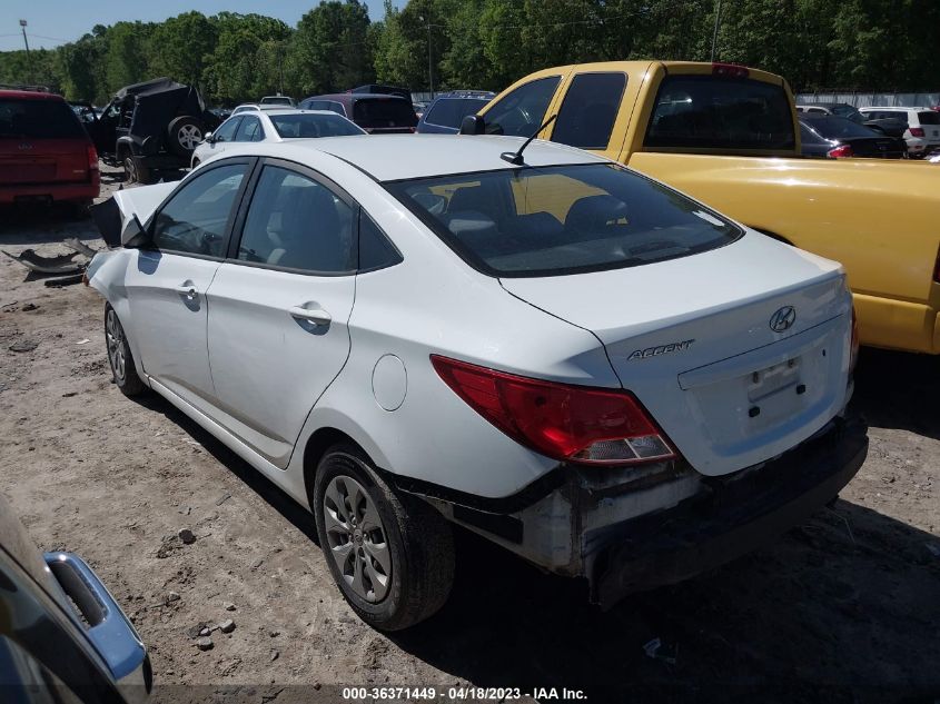 2016 HYUNDAI ACCENT SE - KMHCT4AE5GU014349