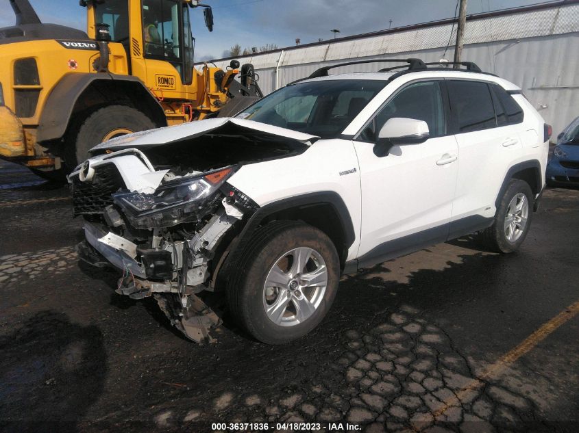 2019 TOYOTA RAV4 HYBRID XLE - 2T3RWRFV3KW007861