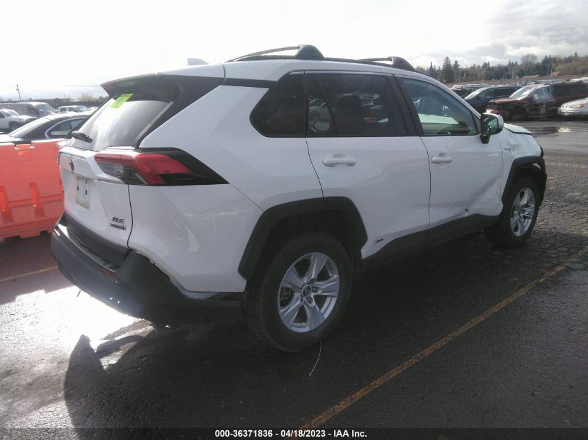 2019 TOYOTA RAV4 HYBRID XLE - 2T3RWRFV3KW007861