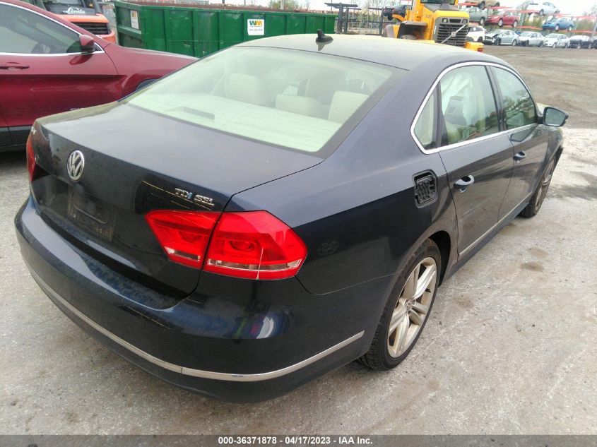 2014 VOLKSWAGEN PASSAT TDI SEL PREMIUM - 1VWCN7A31EC009311