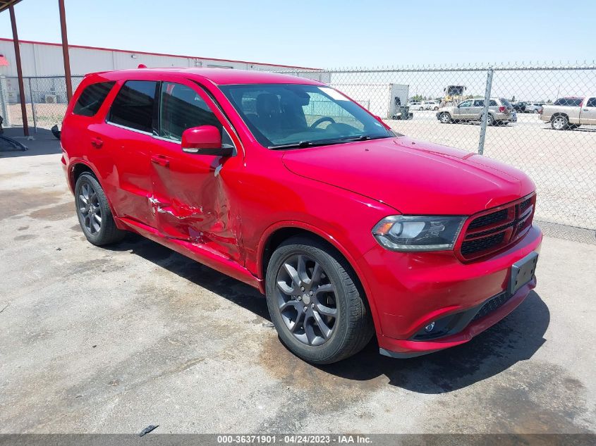 2017 DODGE DURANGO R/T - 1C4SDHCT2HC770891