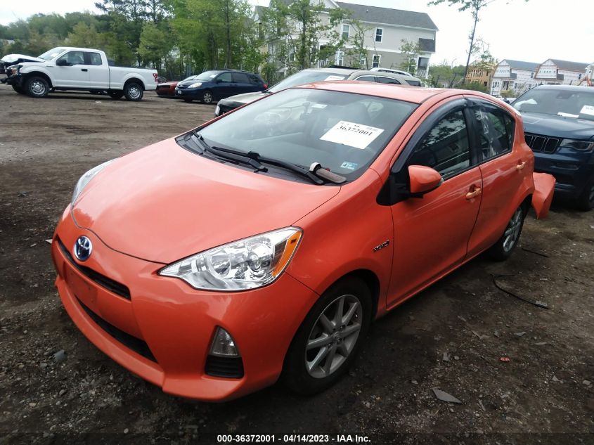 2013 TOYOTA PRIUS C ONE/TWO/THREE/FOUR - JTDKDTB35D1031542