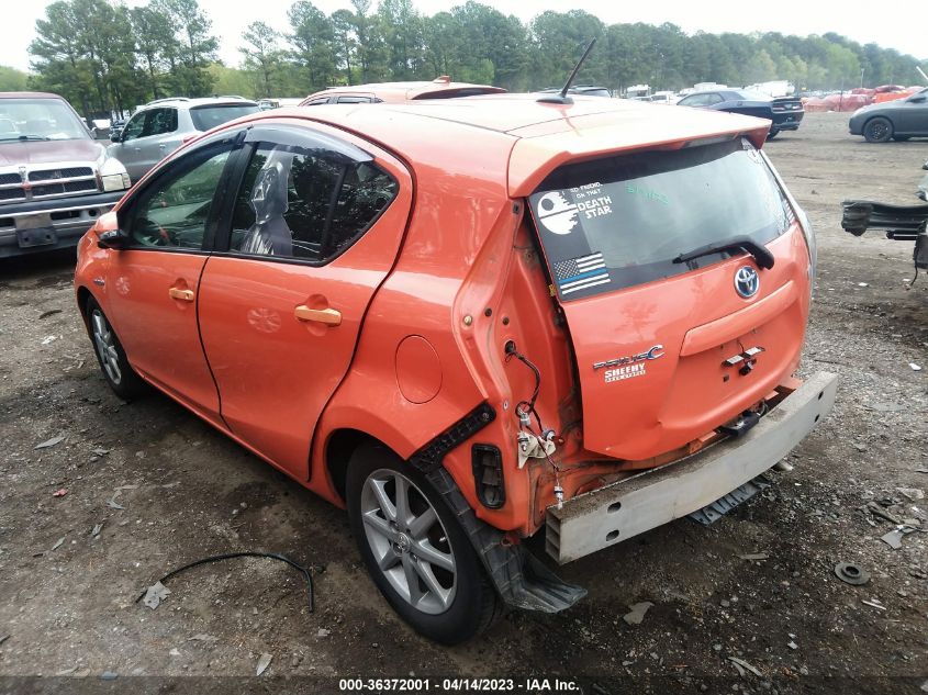 2013 TOYOTA PRIUS C ONE/TWO/THREE/FOUR - JTDKDTB35D1031542