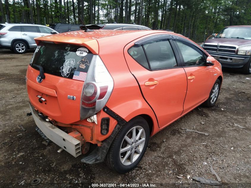 2013 TOYOTA PRIUS C ONE/TWO/THREE/FOUR - JTDKDTB35D1031542
