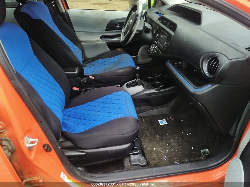 2013 TOYOTA PRIUS C ONE/TWO/THREE/FOUR - JTDKDTB35D1031542