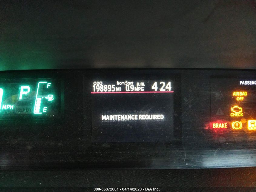 2013 TOYOTA PRIUS C ONE/TWO/THREE/FOUR - JTDKDTB35D1031542