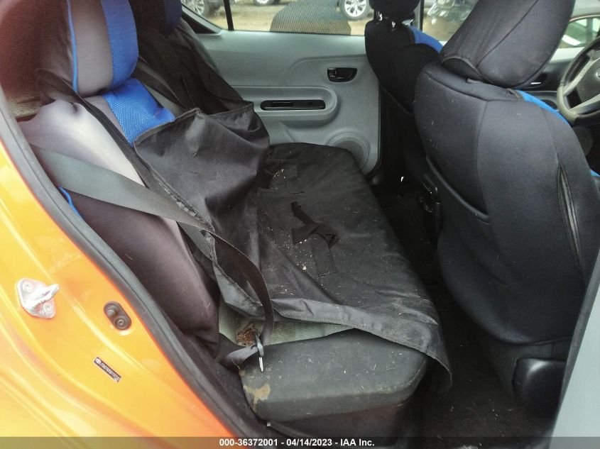 2013 TOYOTA PRIUS C ONE/TWO/THREE/FOUR - JTDKDTB35D1031542