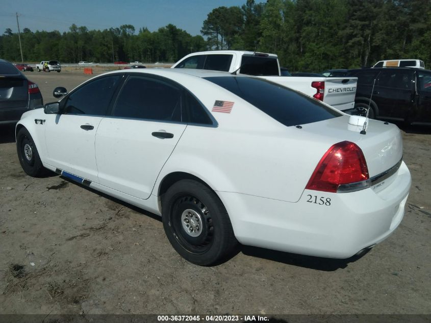 2013 CHEVROLET CAPRICE POLICE PATROL POLICE - 6G1MK5U33DL825253