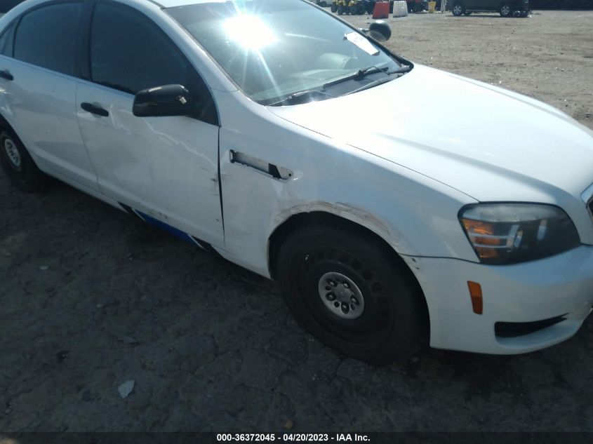 2013 CHEVROLET CAPRICE POLICE PATROL POLICE - 6G1MK5U33DL825253
