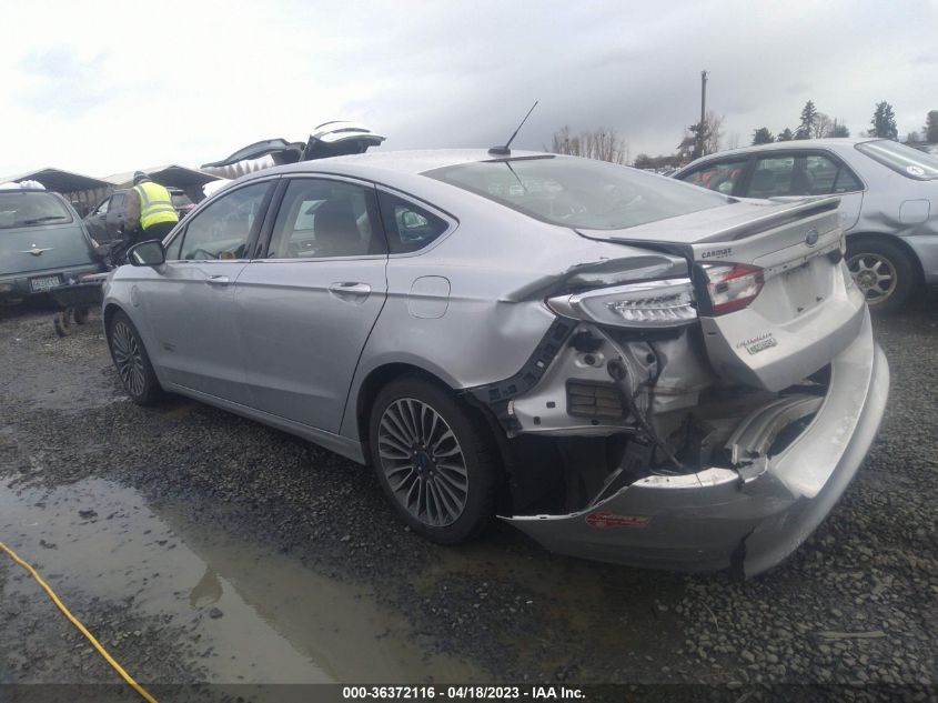 2017 FORD FUSION ENERGI TITANIUM - 3FA6P0SU5HR305985